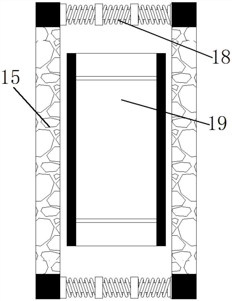 New energy charging pile for realizing collision early warning based on magnetic induction