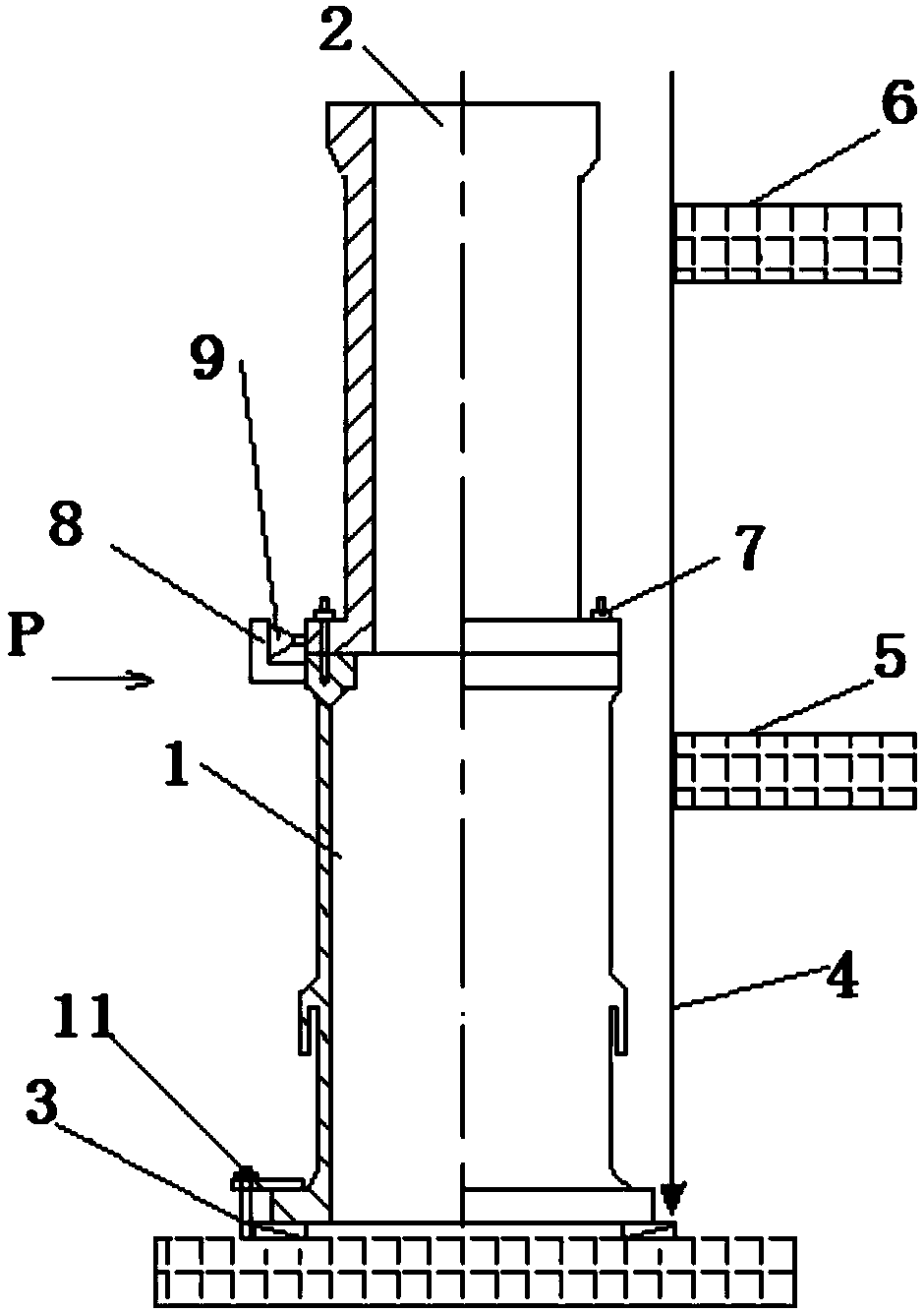 Vertical shaft-coupling throw searching technique for large-scale water turbine