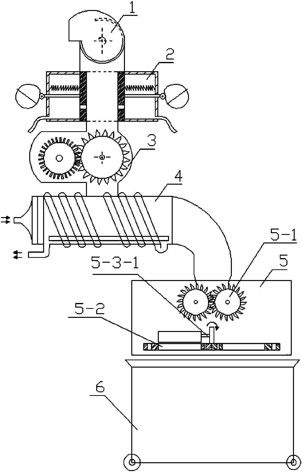 Intelligent and environment-friendly kitchen waste disposal device and using method thereof