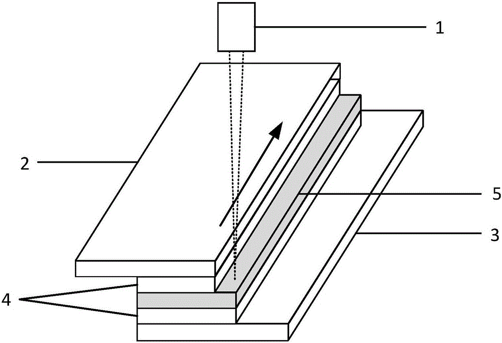 Method for assisting high-temperature laser brazing through self-propagating reaction of nano-multilayer film