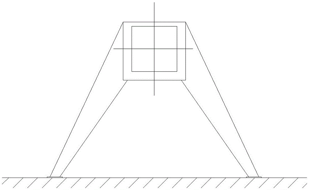 A self-elevating tower crane with a wall frame structure