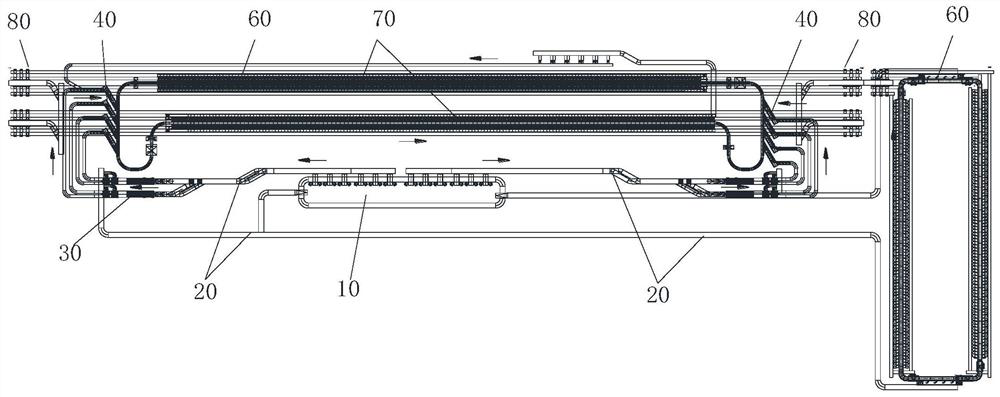 Parcel splitting, re-packaging and conveying method