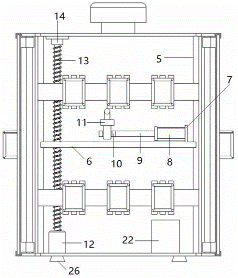 Power switch cabinet with directional fire extinguishing function