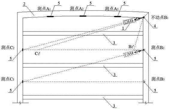 Method of Monitoring Horizontal Displacement of Top of Foundation Pit