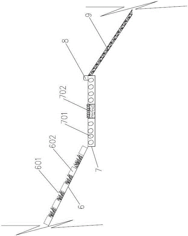 River dam ecological revetment structure