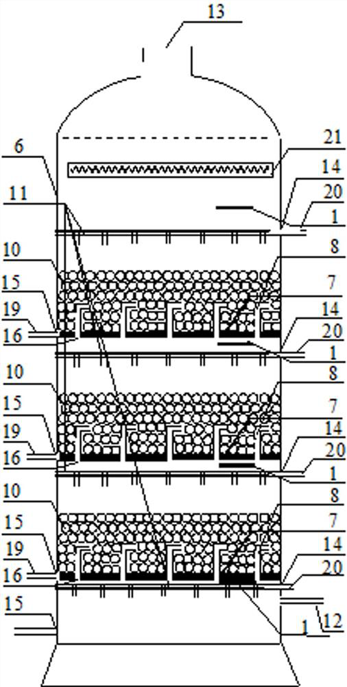 Intelligent rotating packing tower