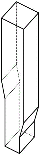 Asymmetric extrusion die and blank formation method thereof