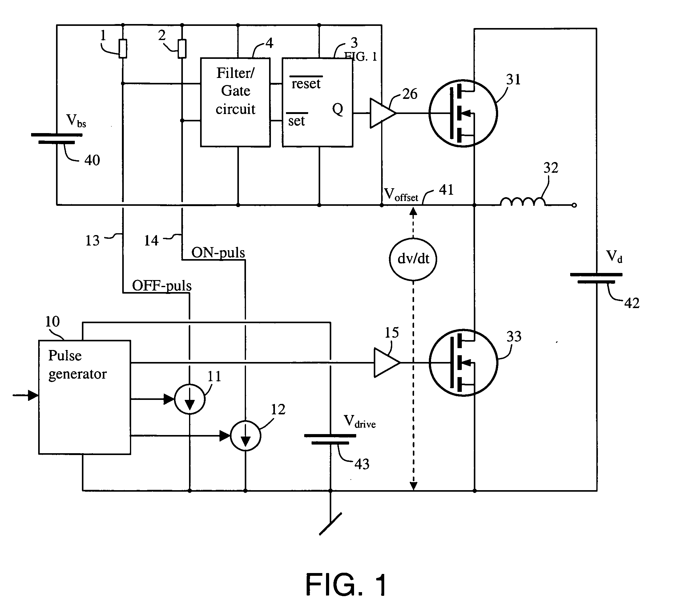 Half-bridge driver and power conversion system with such driver