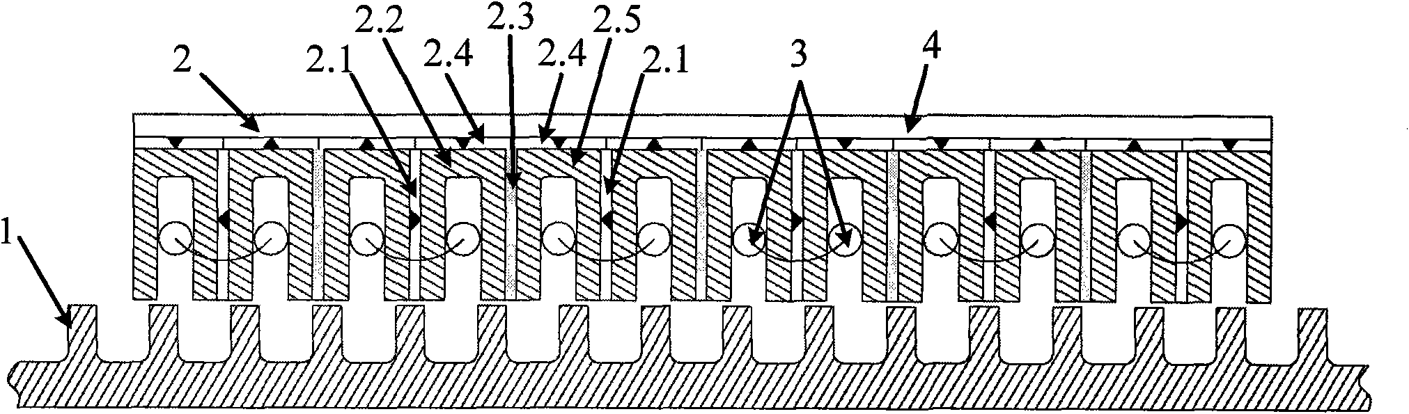 Magnetic-field-enhanced permanent-magnetic switching flux linkage motor with high fault tolerance