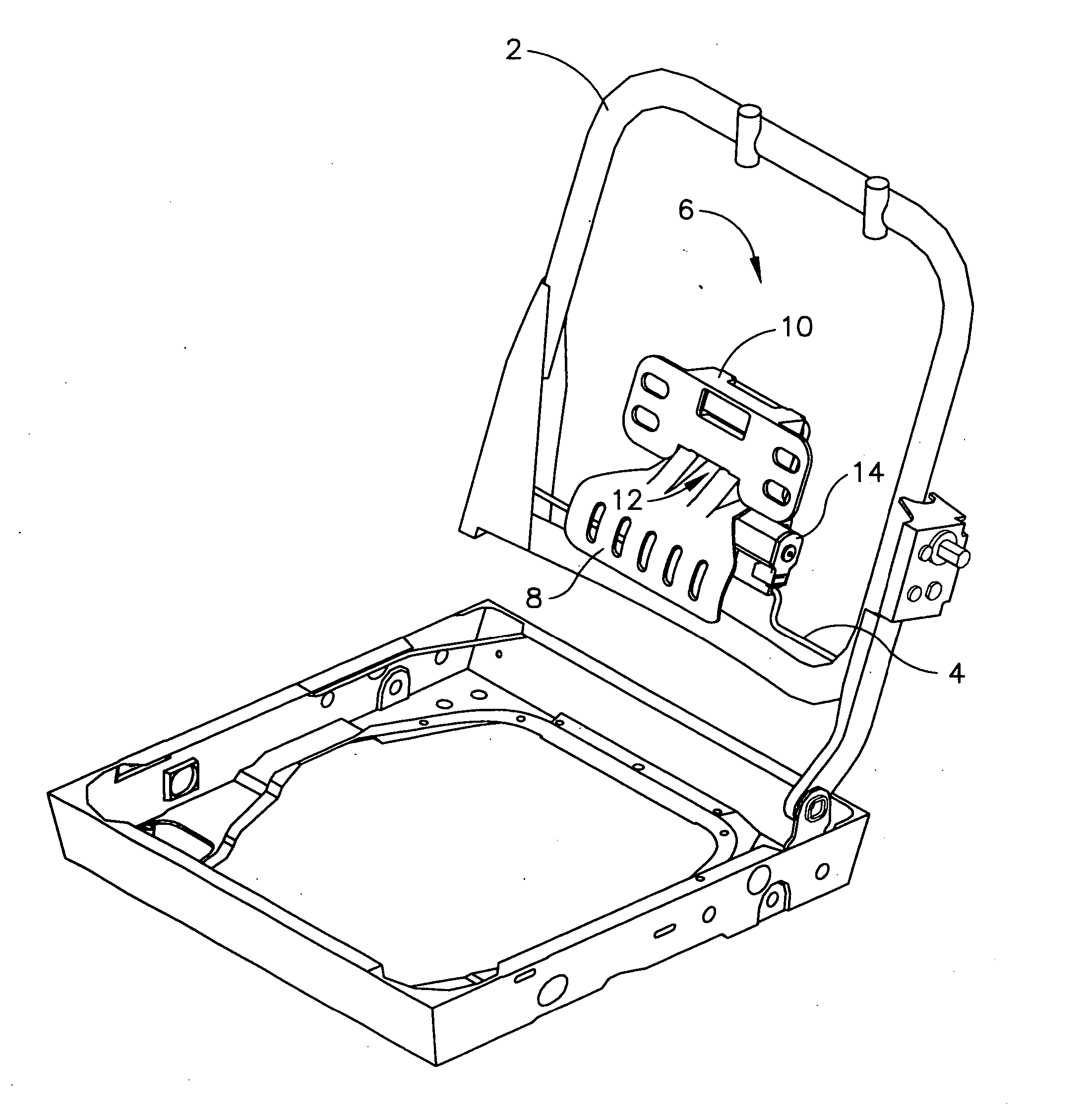 Universal ergonomic support with self-contained actuator