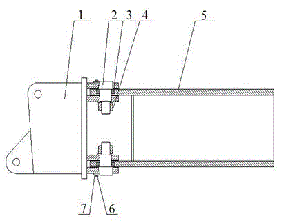 Adjustable hinge-joint steering device for explosion-proof type crawler-type rock raking machine