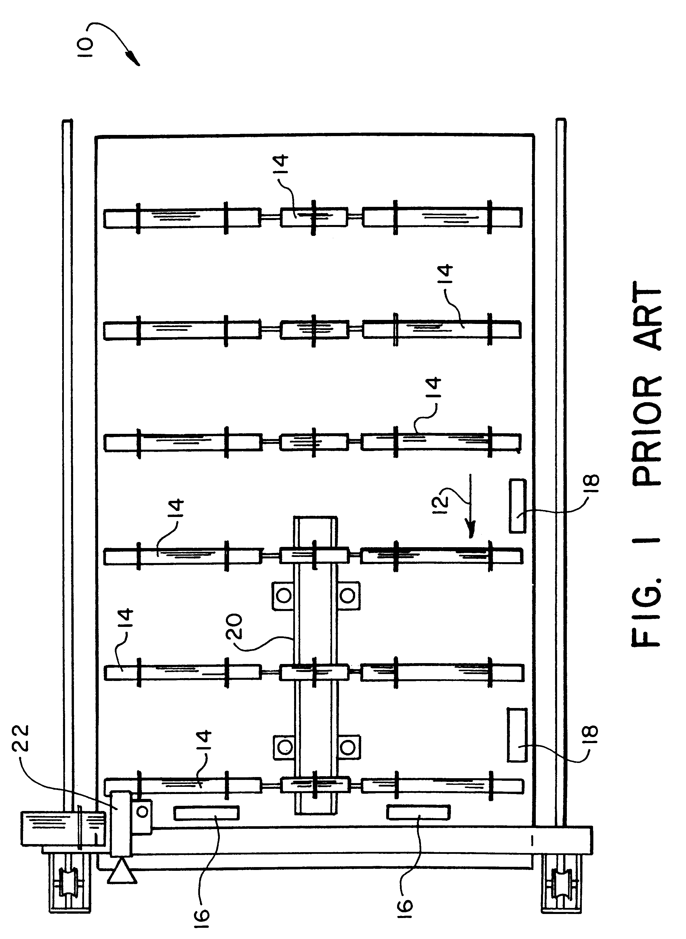 Glass workpiece locating system