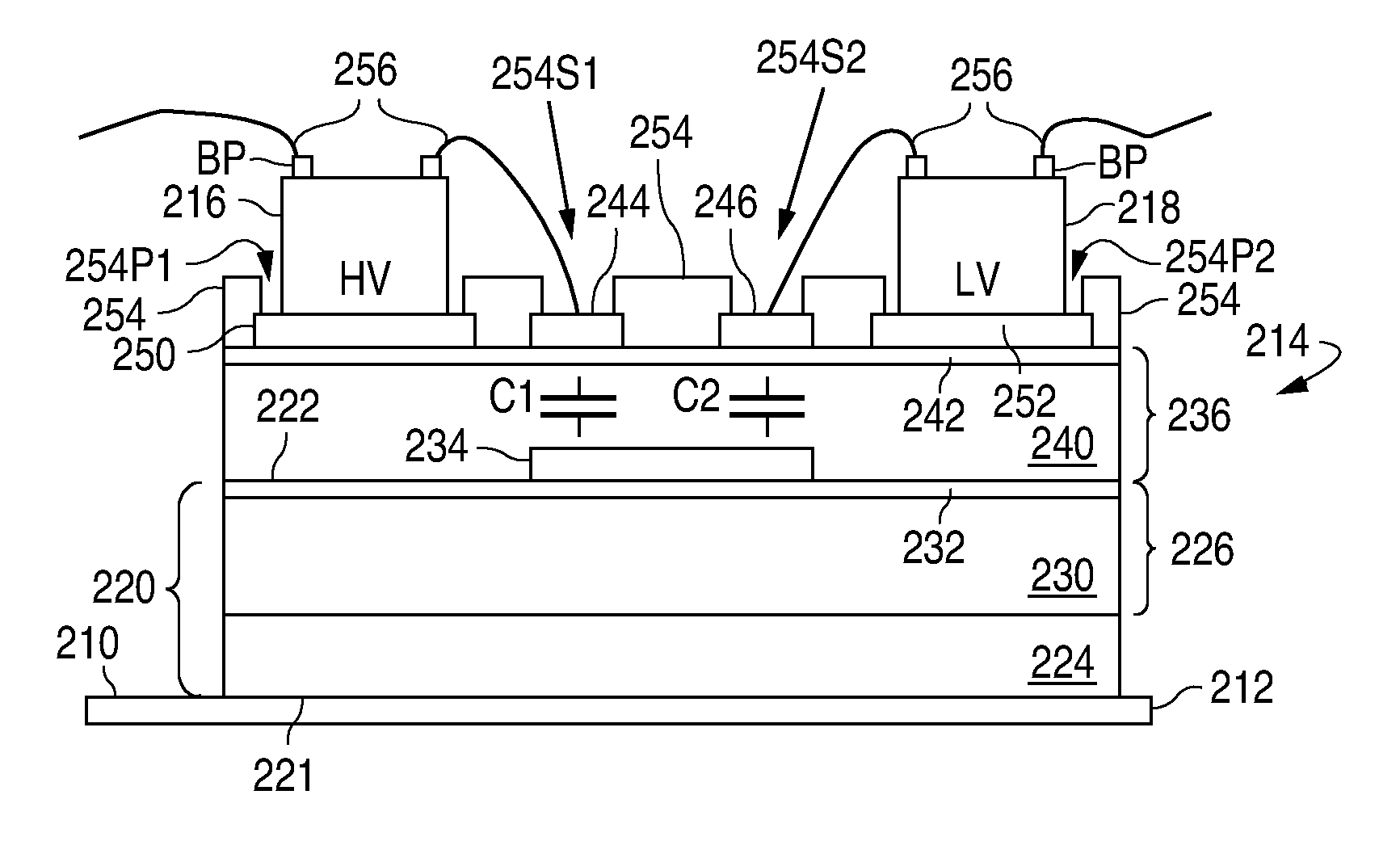 Semiconductor Structure with Galvanic Isolation