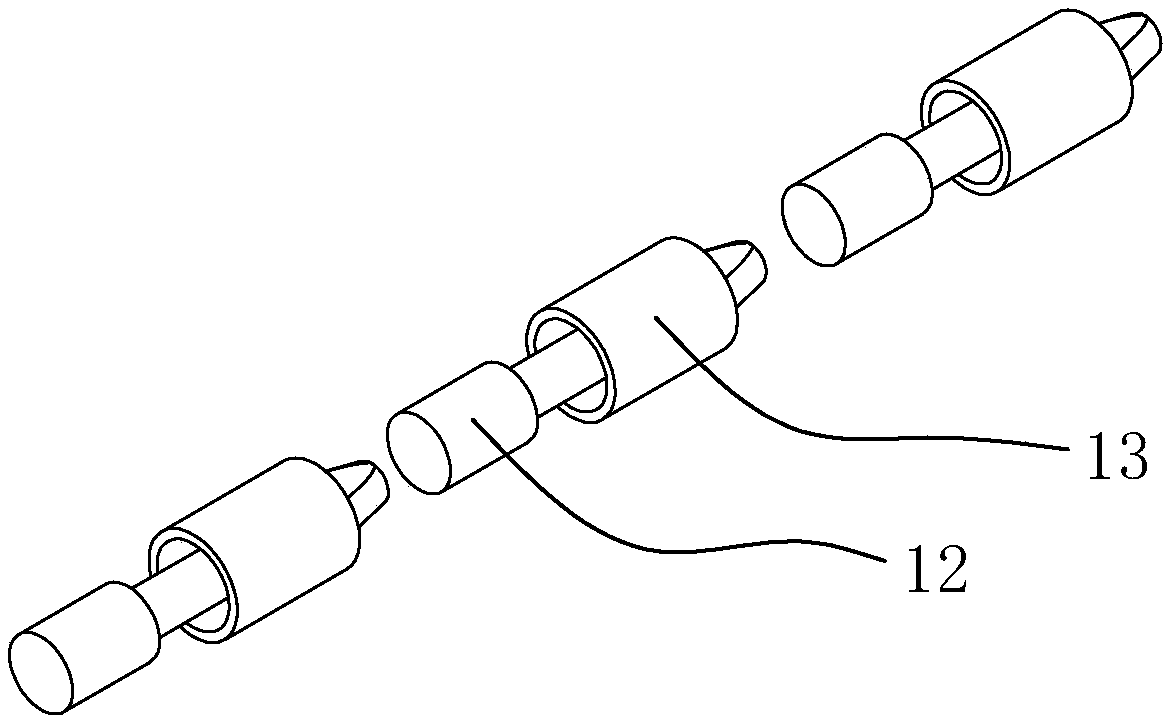 Mixing system for irrigating fertilizer liquid for road greening clusters