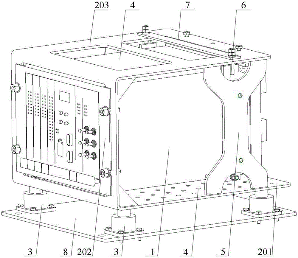 Locomotive brake system and shock absorption device thereof