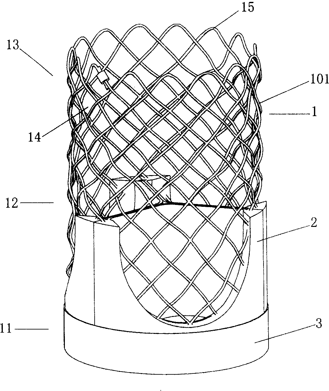 Bracket valve with bracket and biovalve knitted integrally and preparation method thereof