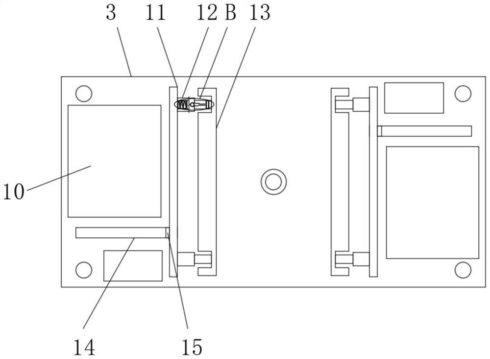 Mounting frame with telescopic structure for high stability building construction