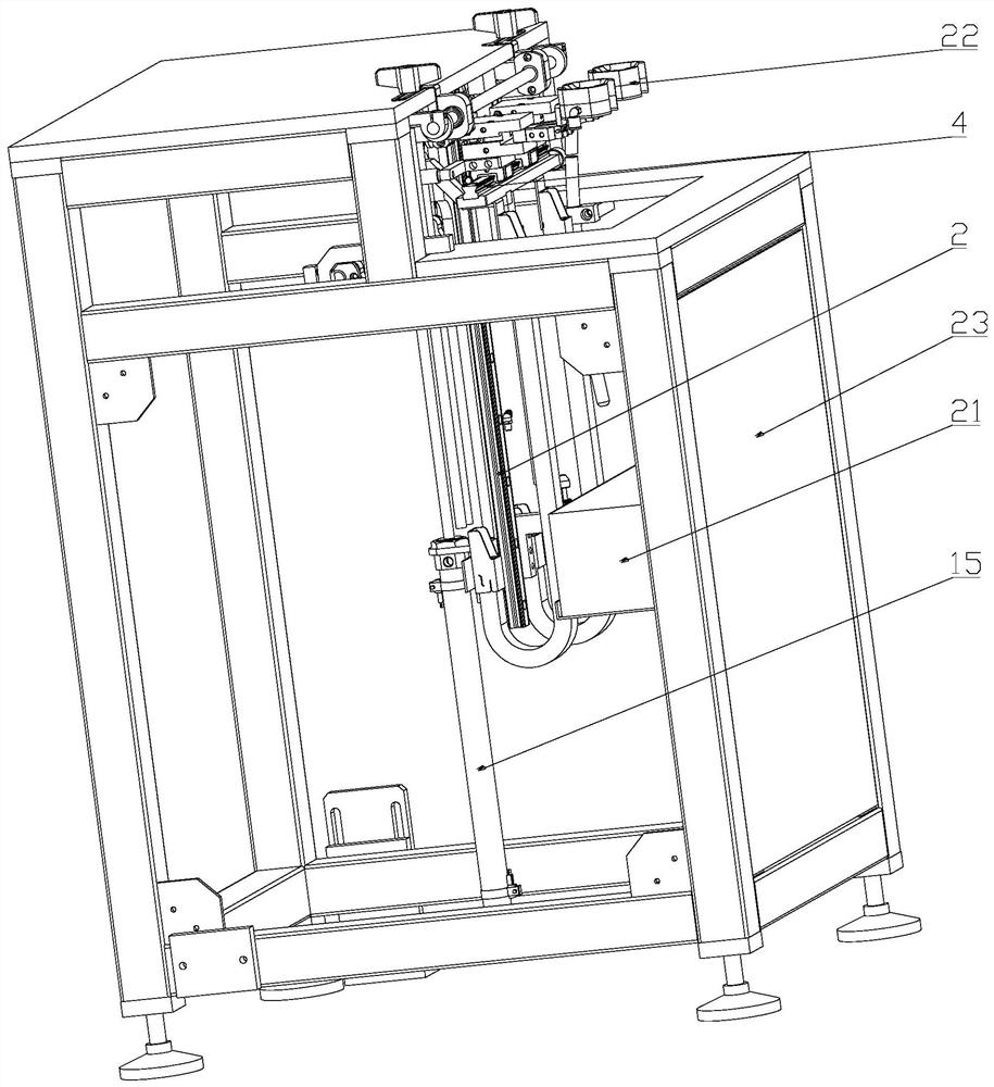 Floating car seat headrest rod multi-dimensional oiling equipment