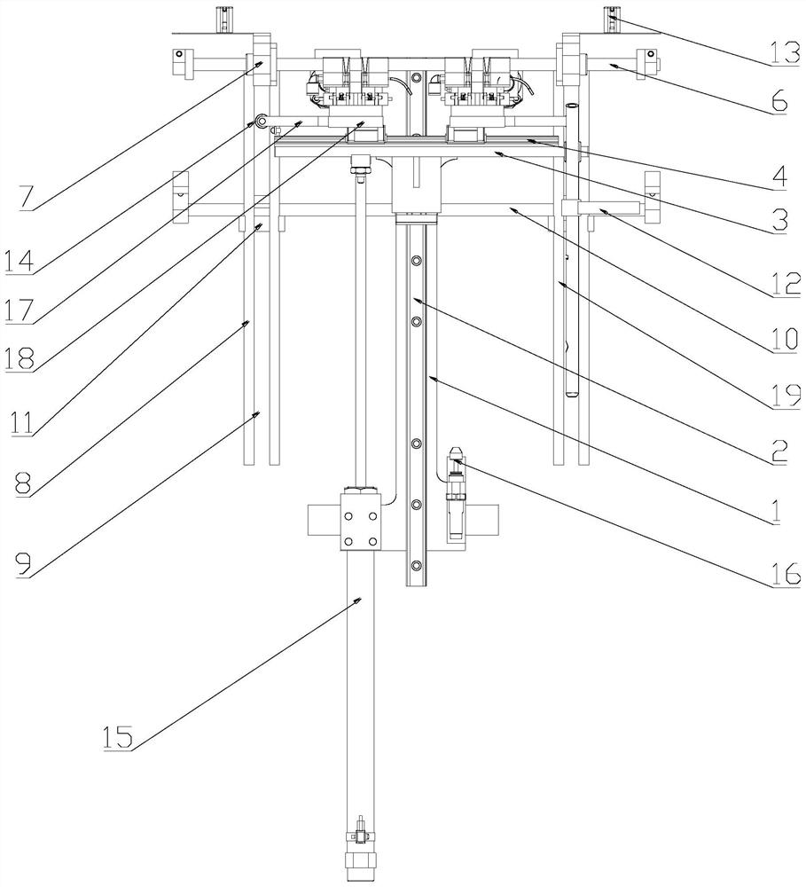 Floating car seat headrest rod multi-dimensional oiling equipment