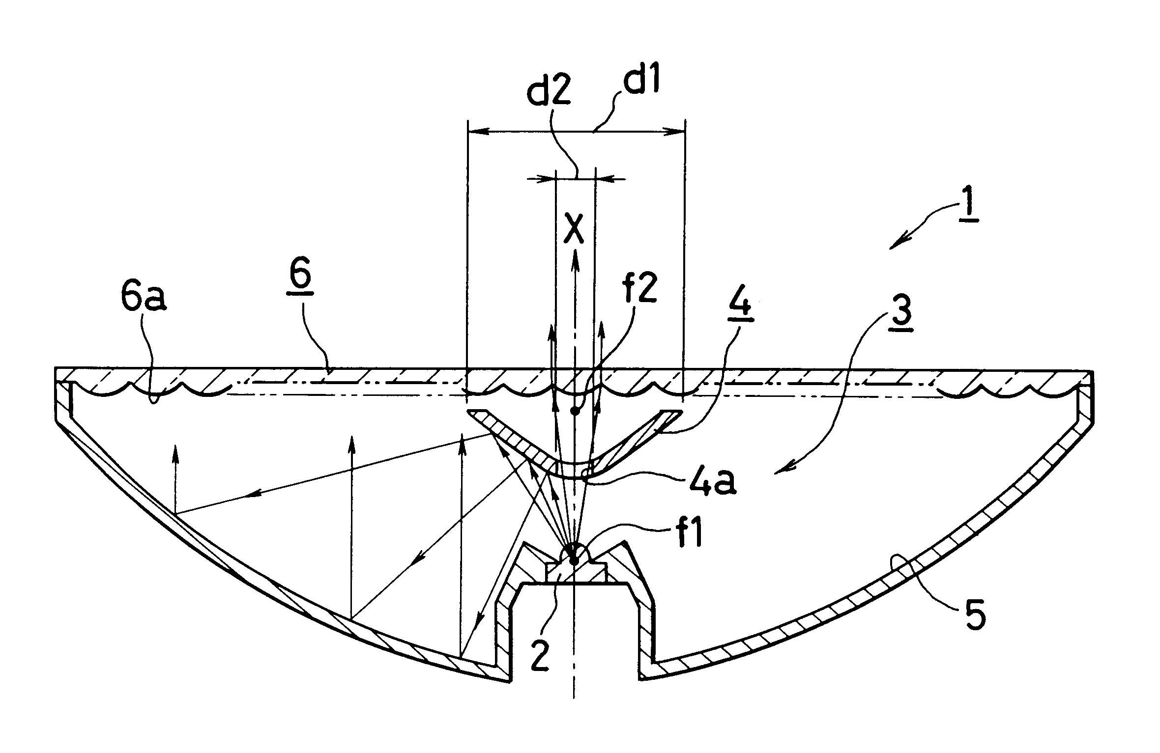 LED lighting equipment for vehicle