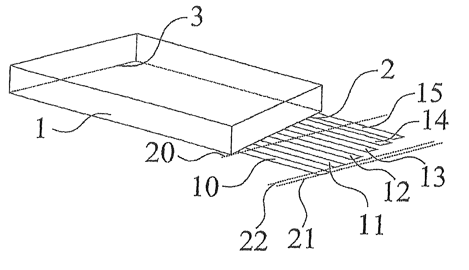 Method for examining a test sample using a scanning probe microscope, measurement system and a measuring probe system