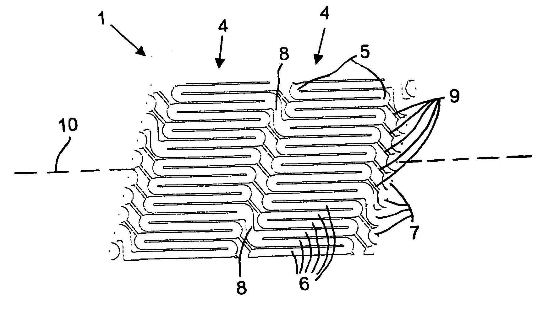 Stent and method for manufacturing the stent