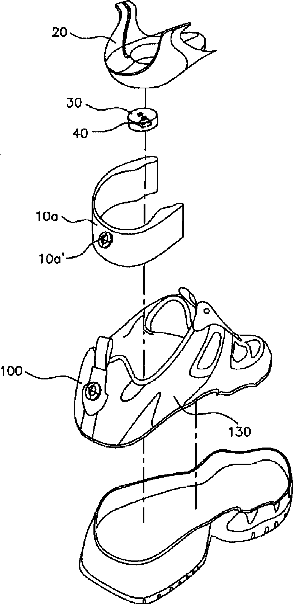 The functional shoes in which the stimulant for the extension growth acceleration is equipped