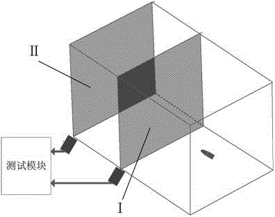 Speed testing device and method of non-spliced large-target surface laser light screen