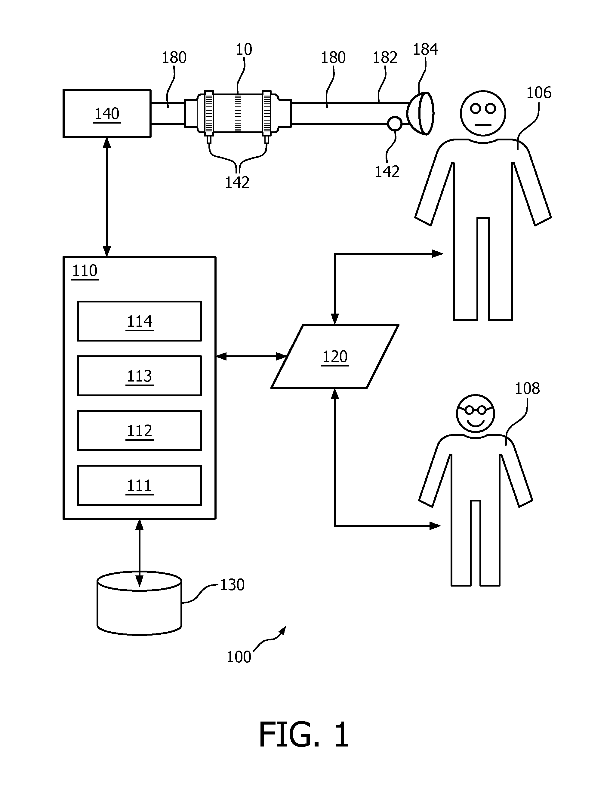 Differential pressure flow sensor