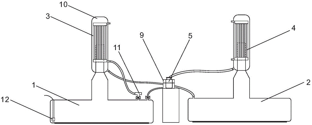 A laboratory double distilled water device