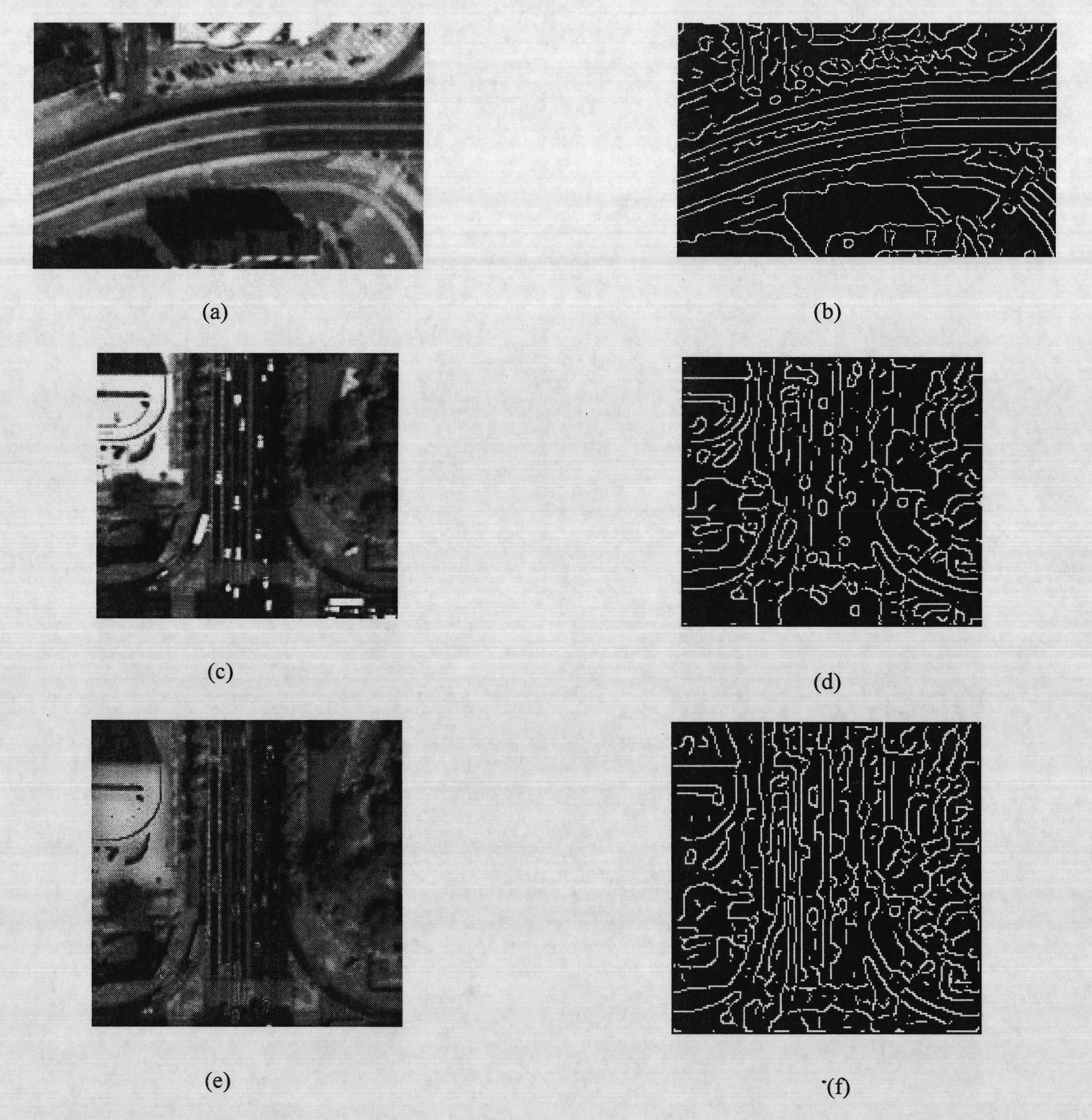 Road semiautomatic extraction method based on wavelet detection and ridge line tracking