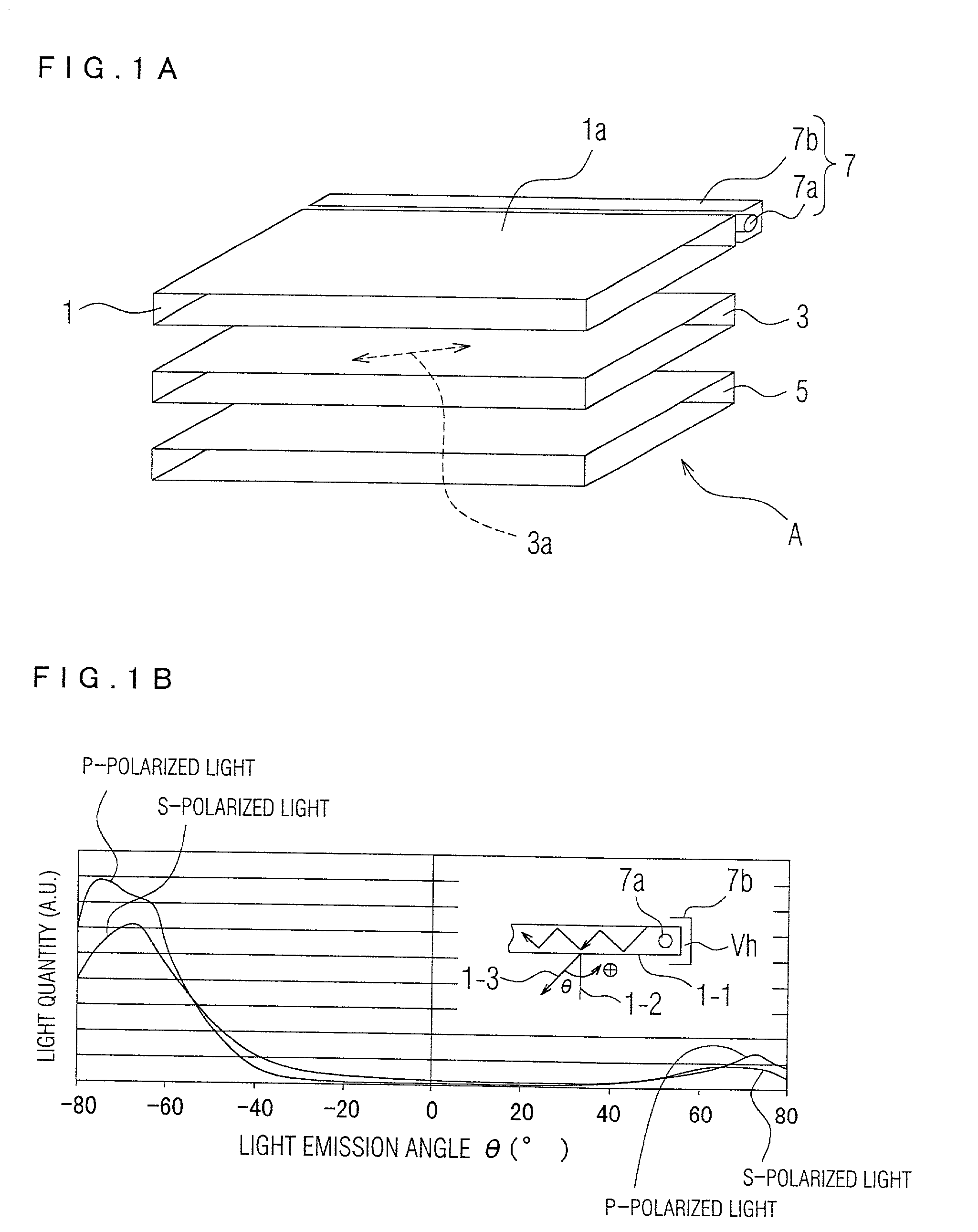 Liquid-crystal display and a lighting apparatus