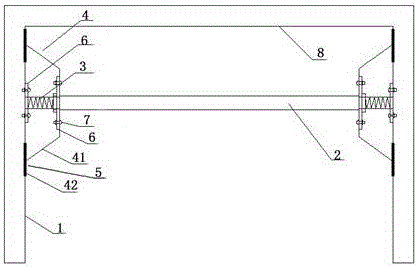 Novel sucker and spring type energy dissipation damper