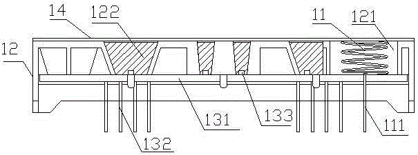 Touch LED display device and display equipment