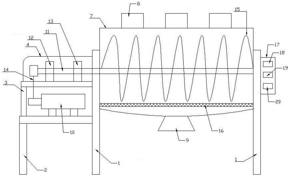 Rapid stirring device capable of monitoring stirring state in real time and working method thereof