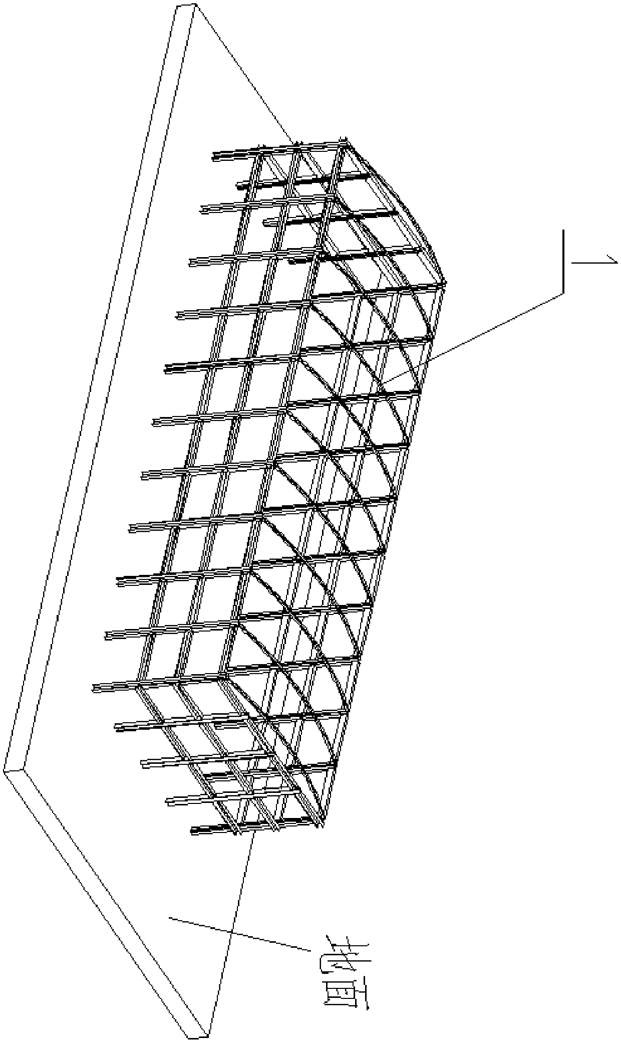 Intelligent large scattered material storage system for coping with strong wind and operating method