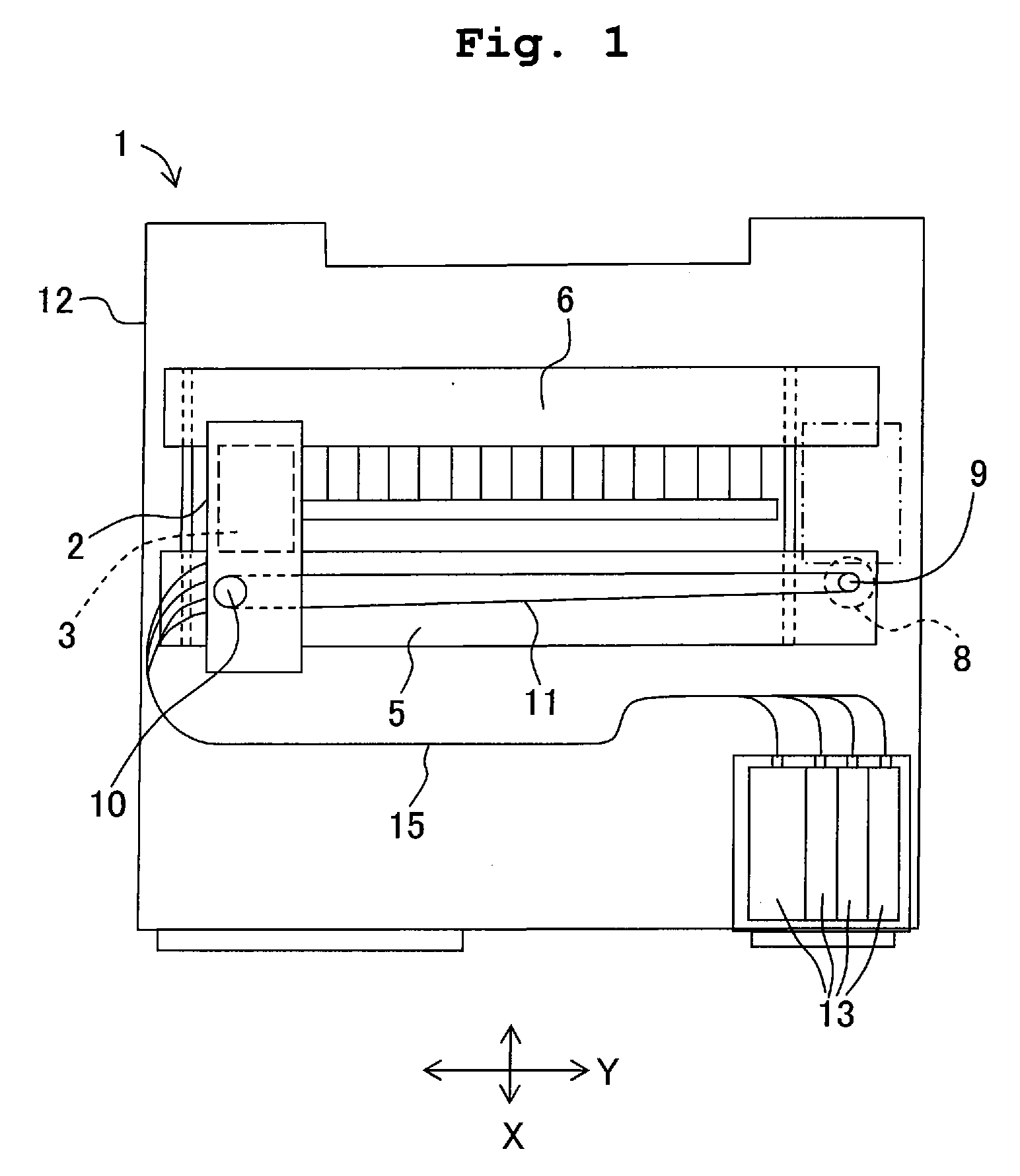 Flexible wiring member, liquid droplet jetting head, and method for connecting flexible wiring member and device