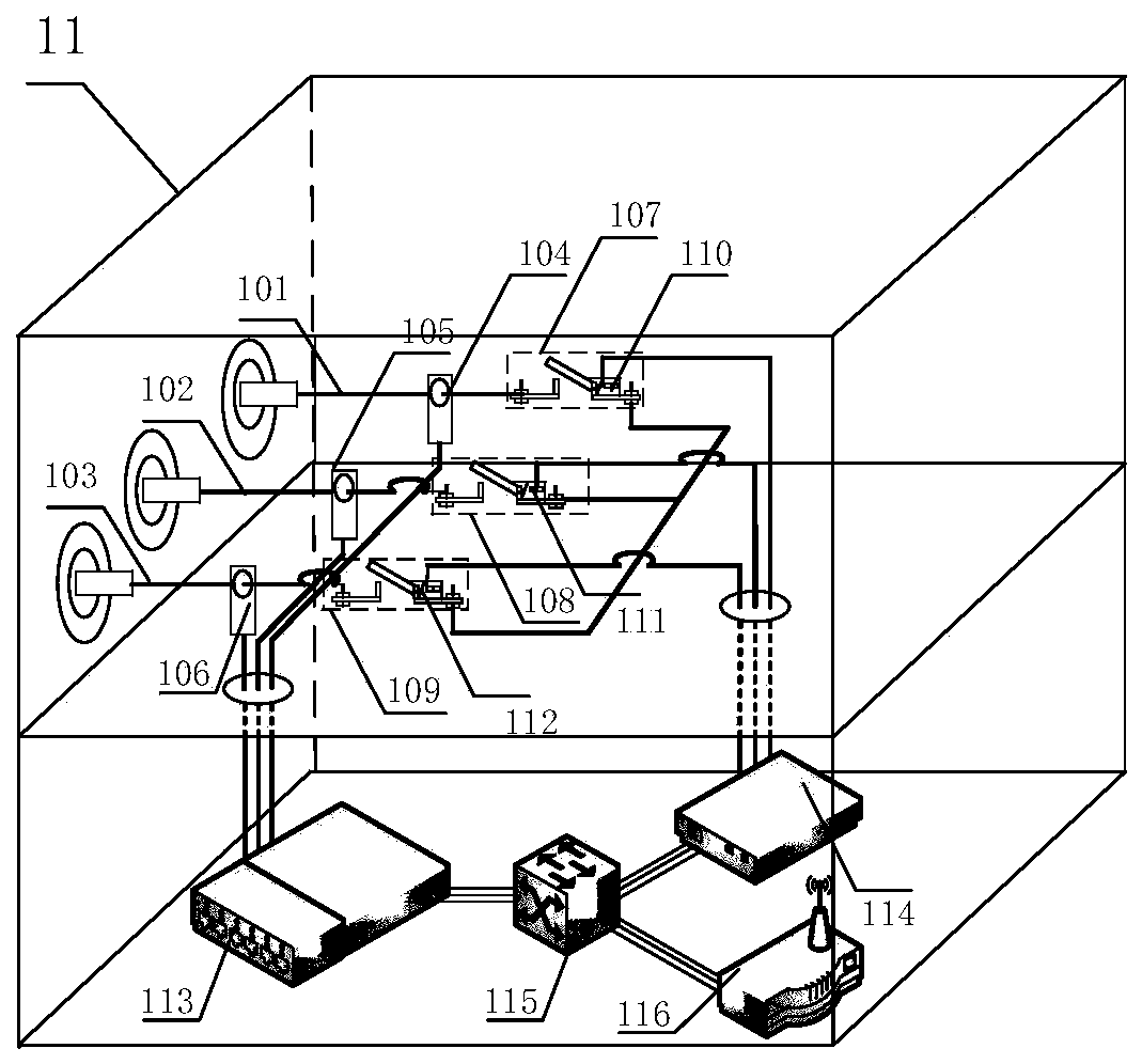 Bio-safety evaluation platform and method for electric transmission line single-phase disconnection short circuit pole and tower