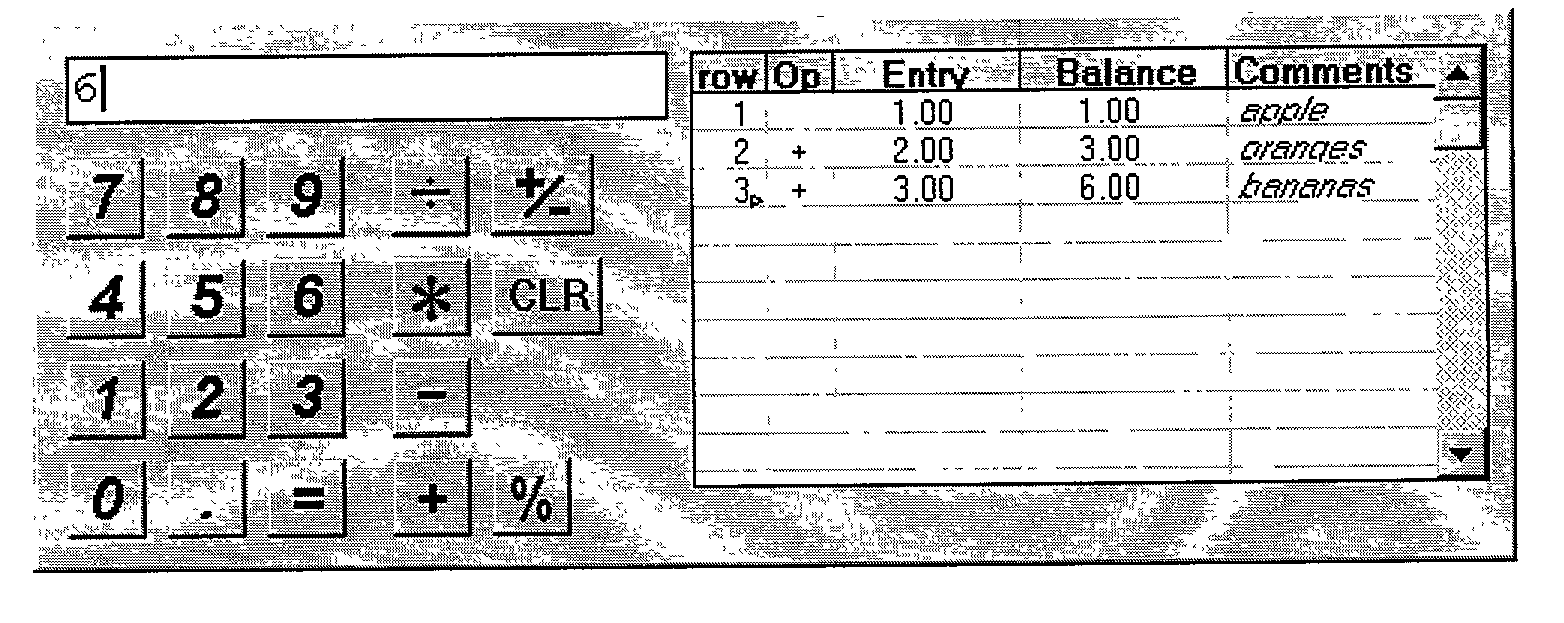 System and method for calculation using a calculator input mode