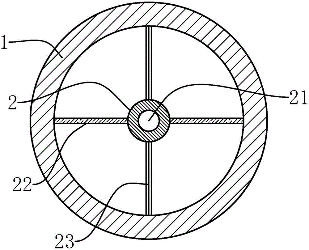 Improved external wall draining pipe dredging structure