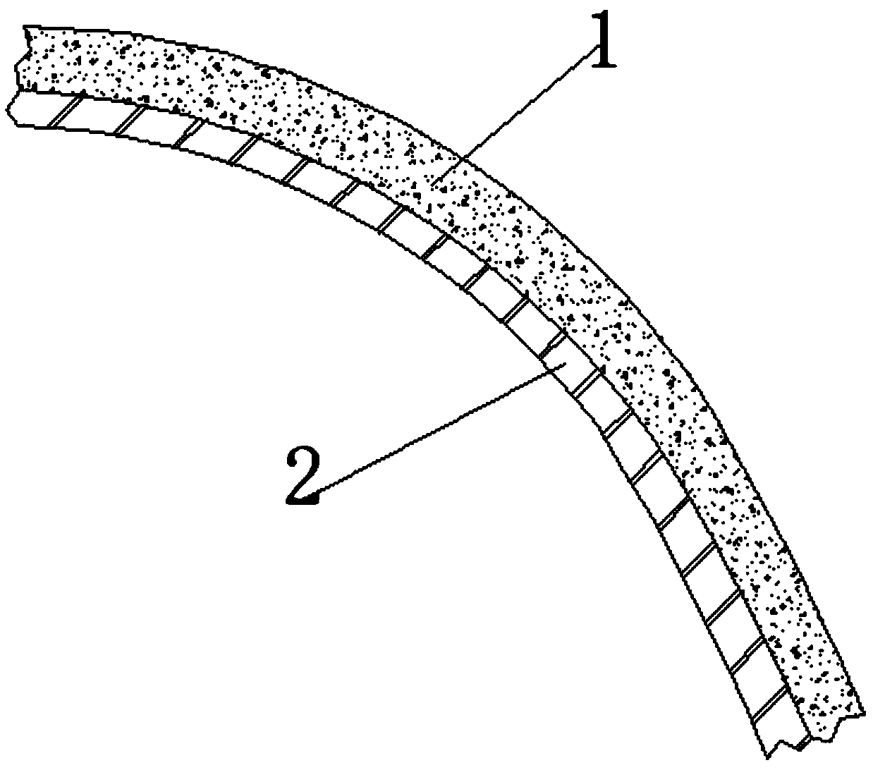 Explosion experimental device for simulating underground free field environment