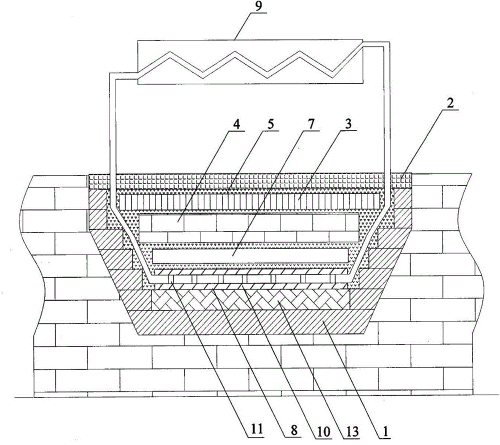 Thermal protection type coke oven waste heat recovery power generation system based on power source voltage adjustment circuit