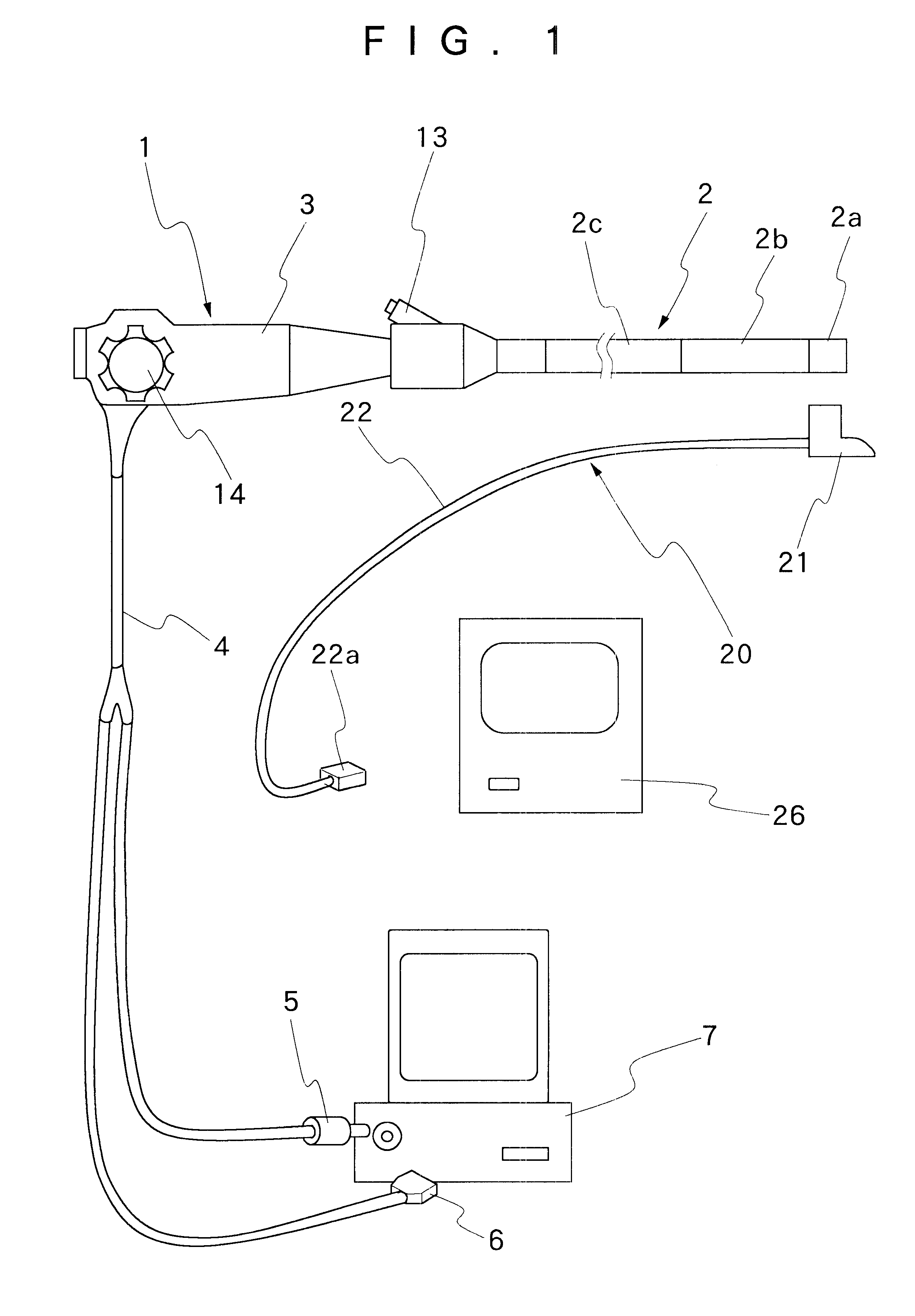 Ultrasound inspection apparatus detachably connected to an endoscope