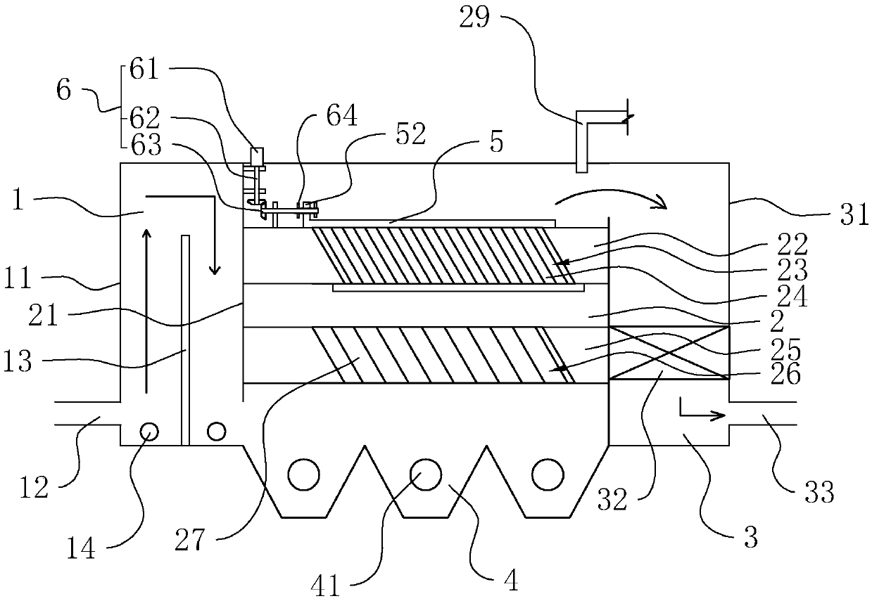 Gravity type water purifying device