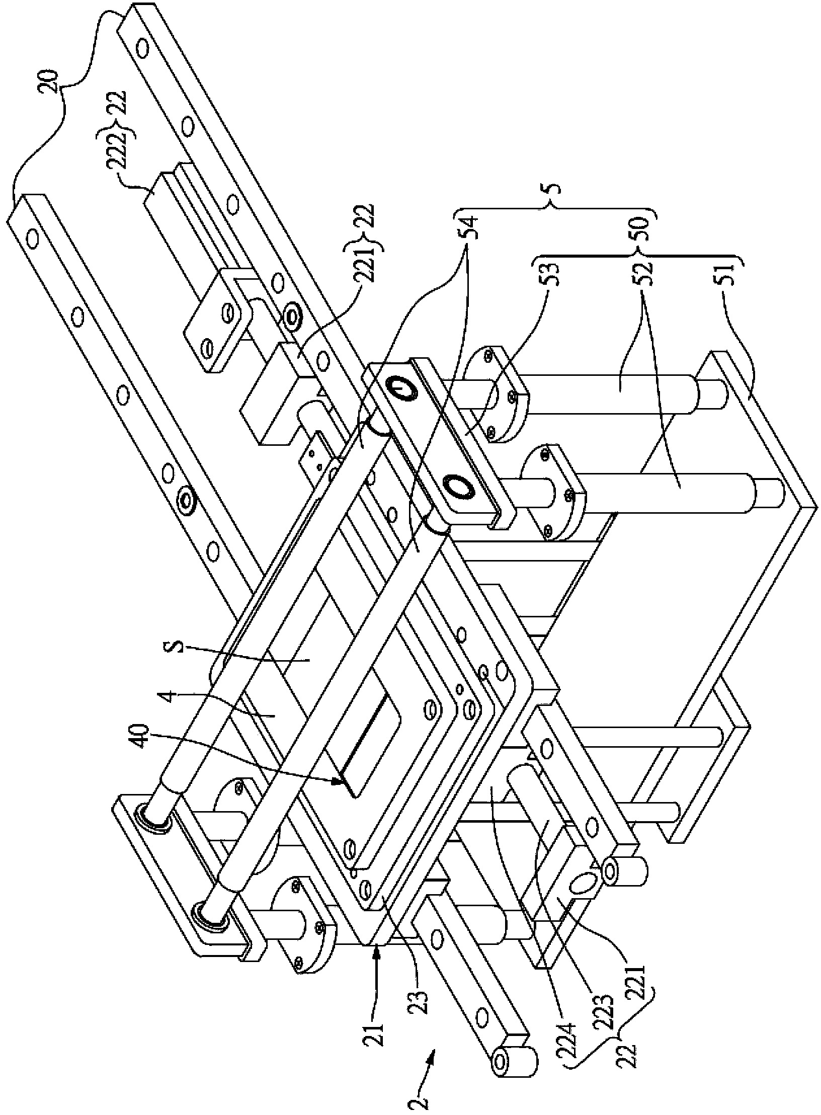 Glue scraping equipment