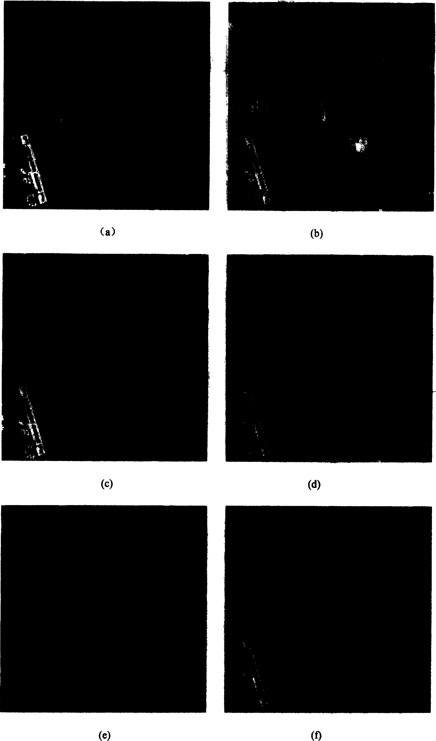 Remote sensitive image fusing method based on residual error