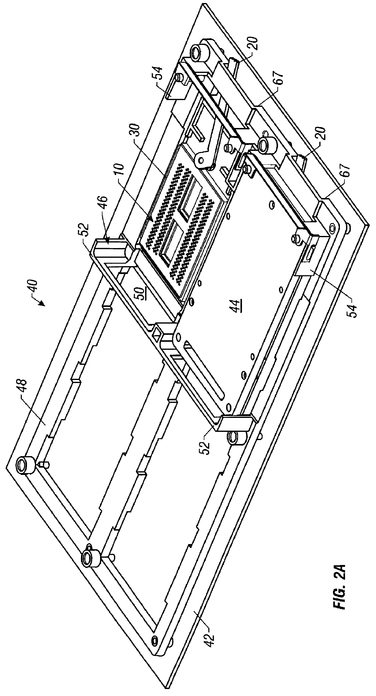 Zero insertion force socket and method for employing same to mount a processor