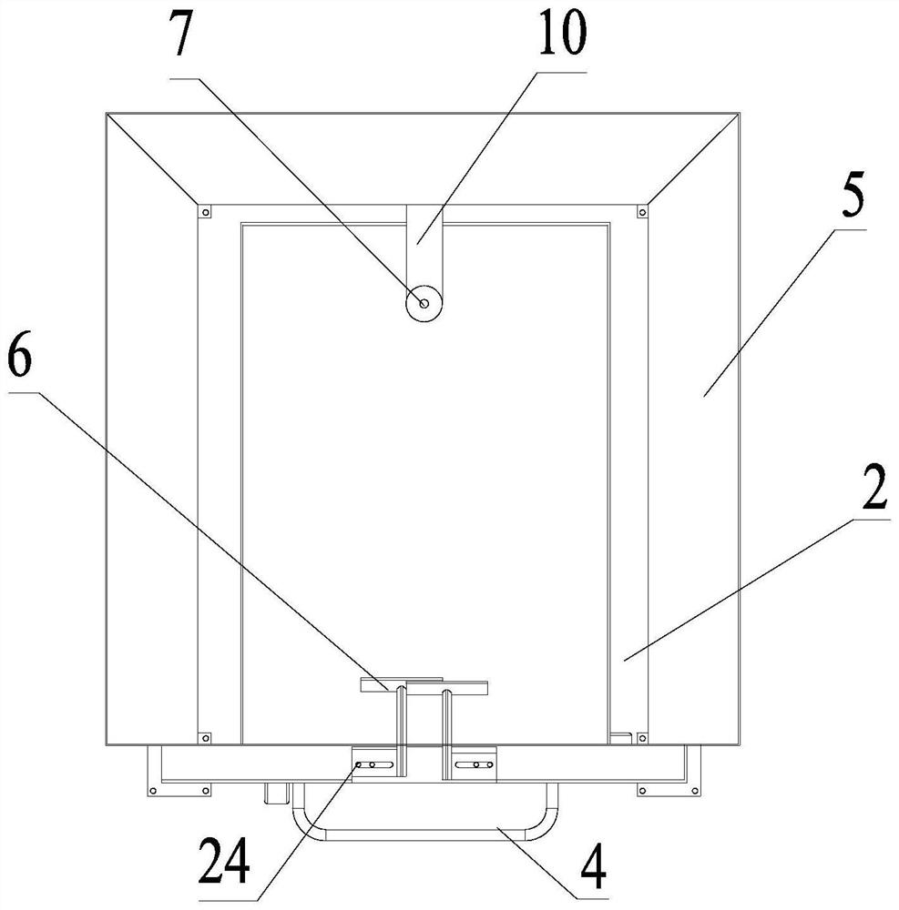 Aluminum alloy engine cylinder block casting waste removal device and removal method