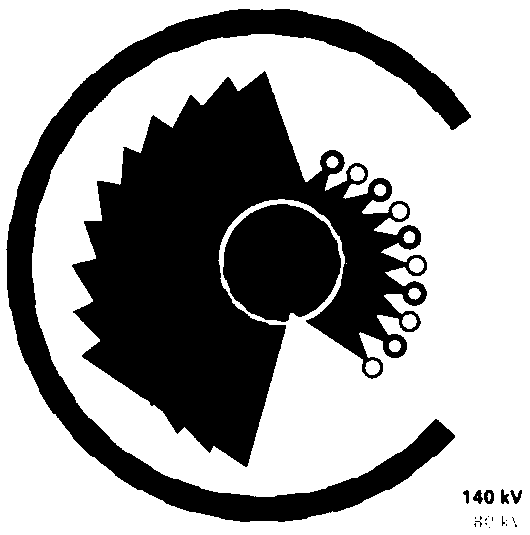 Dual-energy filter, dual-energy module and dual-energy computer X-ray tomography device