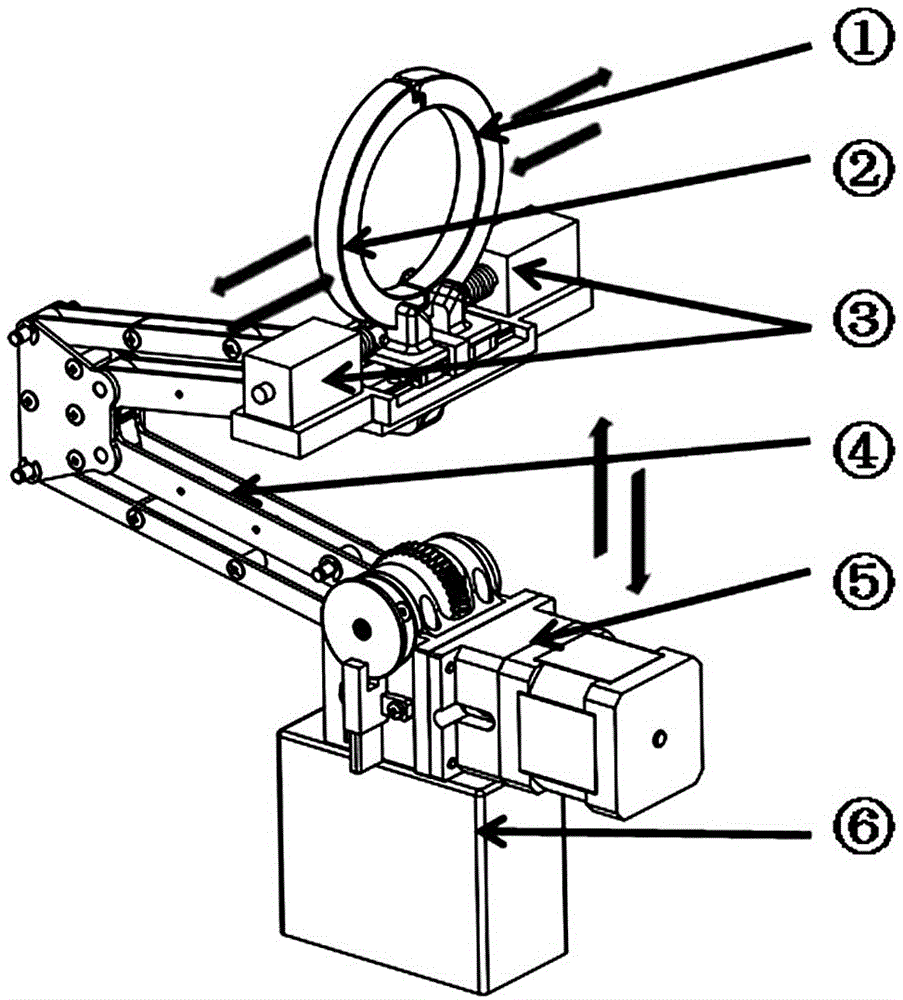 Automatic assembly and disassembly type mutual inductance power supply device of high-voltage overhead line